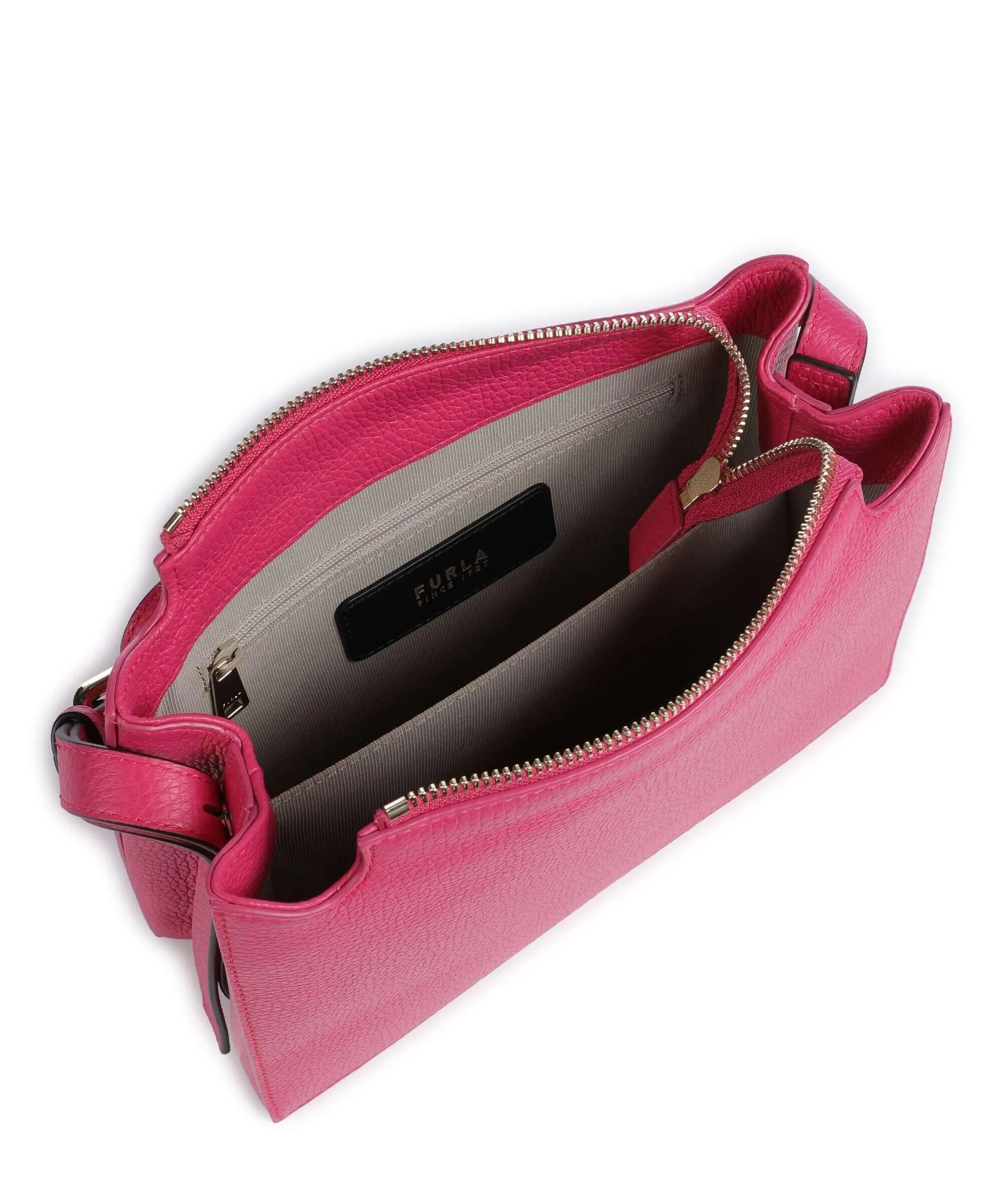  Furla Nuvola S Borsa a tracolla pelle granulata pink  