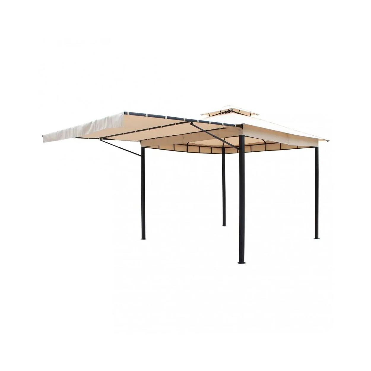 GAZEBO ANTIGUA 3,3 X 3,3 - ANTRACITE