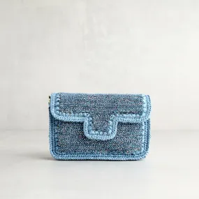 Pochette Rafia Color Jeans